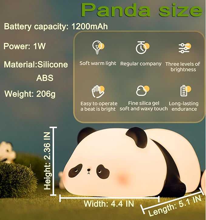 Cute Panda Night Light